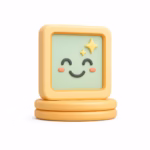happy tablet smiling