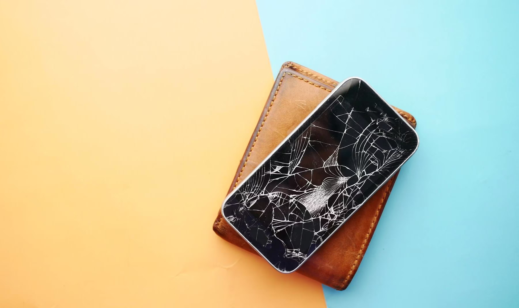 iphone broken on wallet